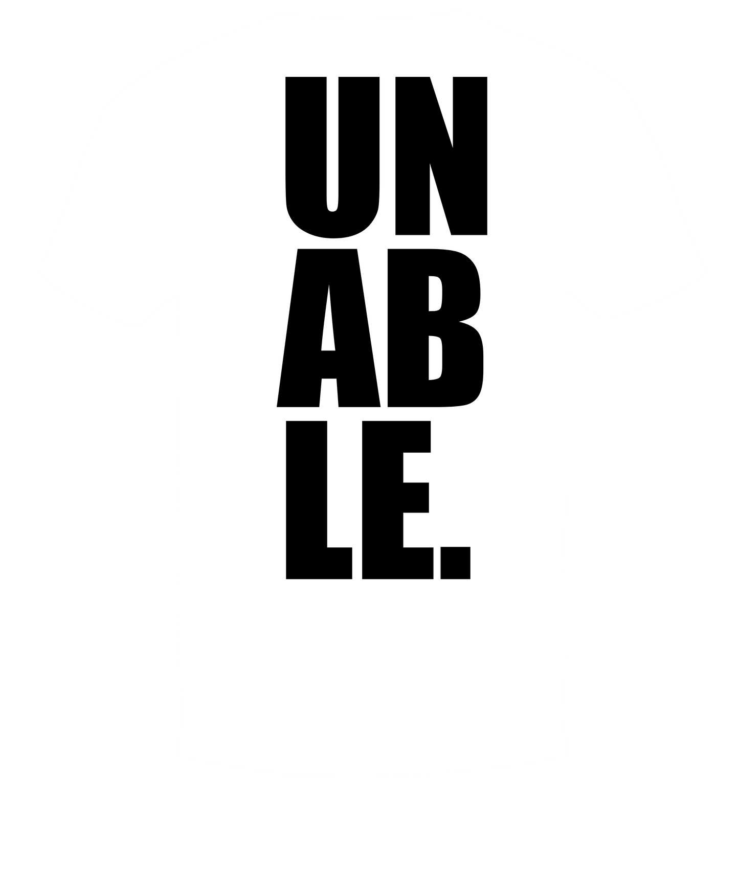 UN AB LE White