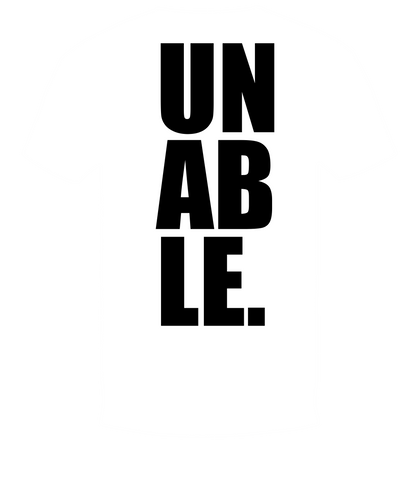 UN AB LE White