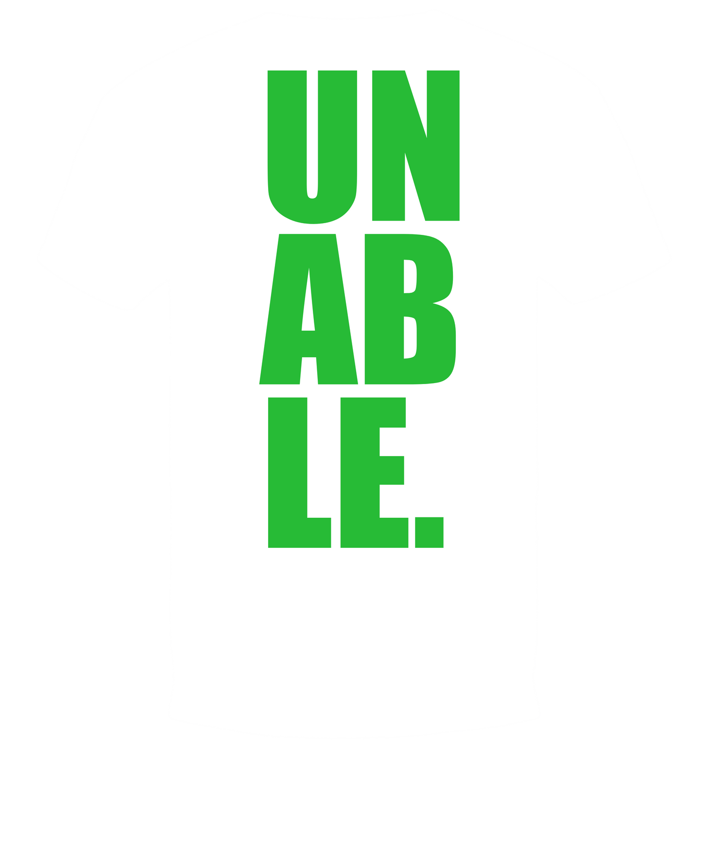UN AB LE White
