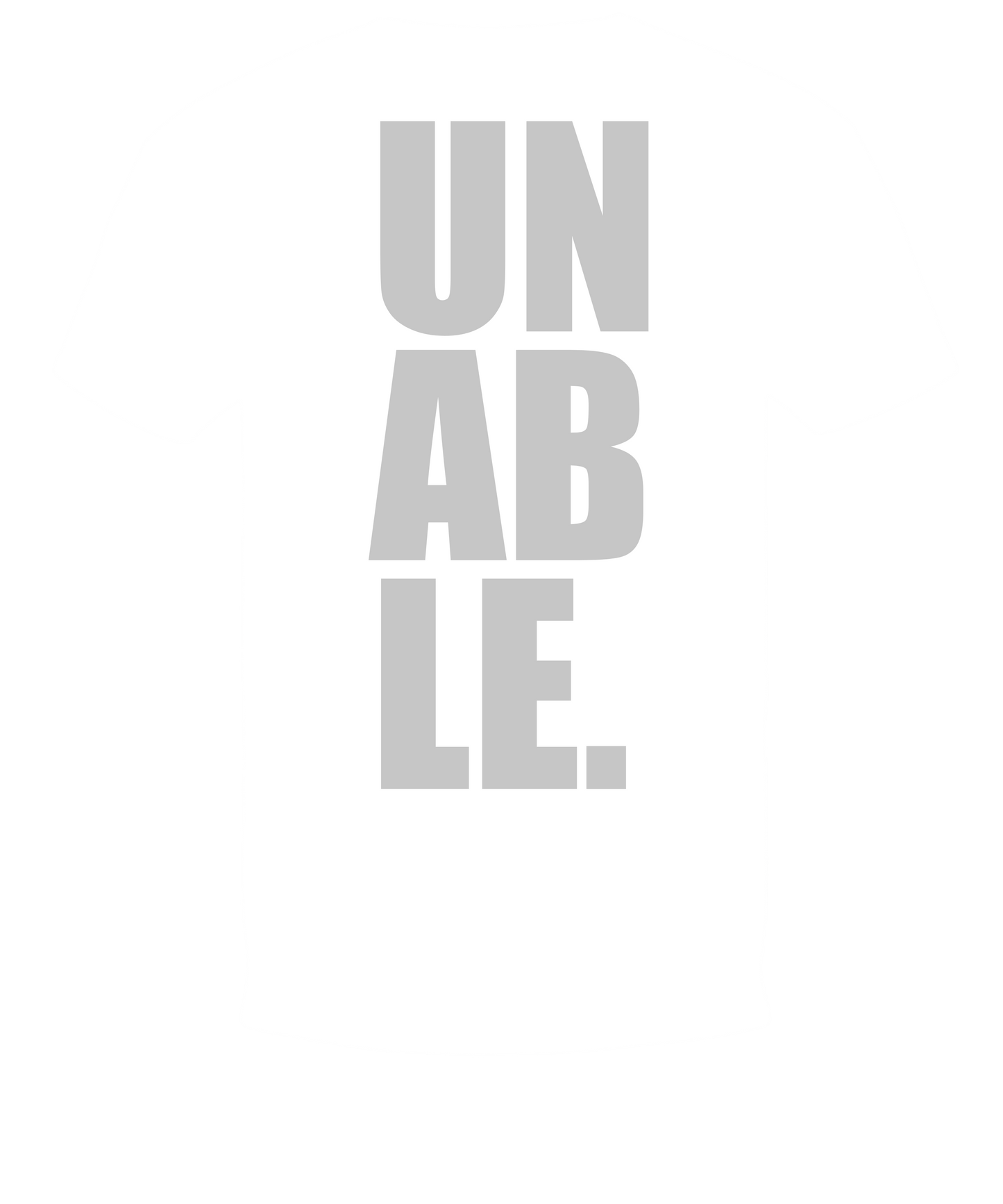 UN AB LE White