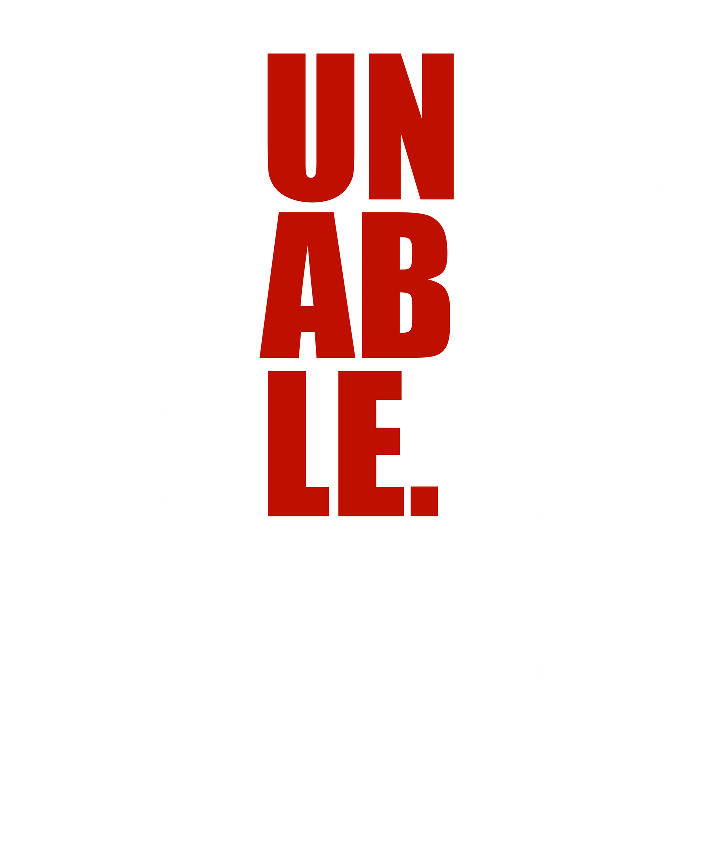 UN AB LE White