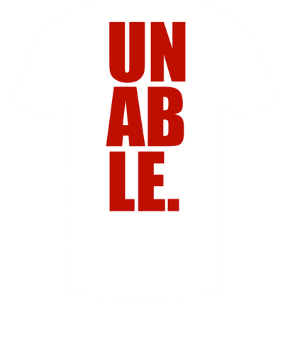 UN AB LE White